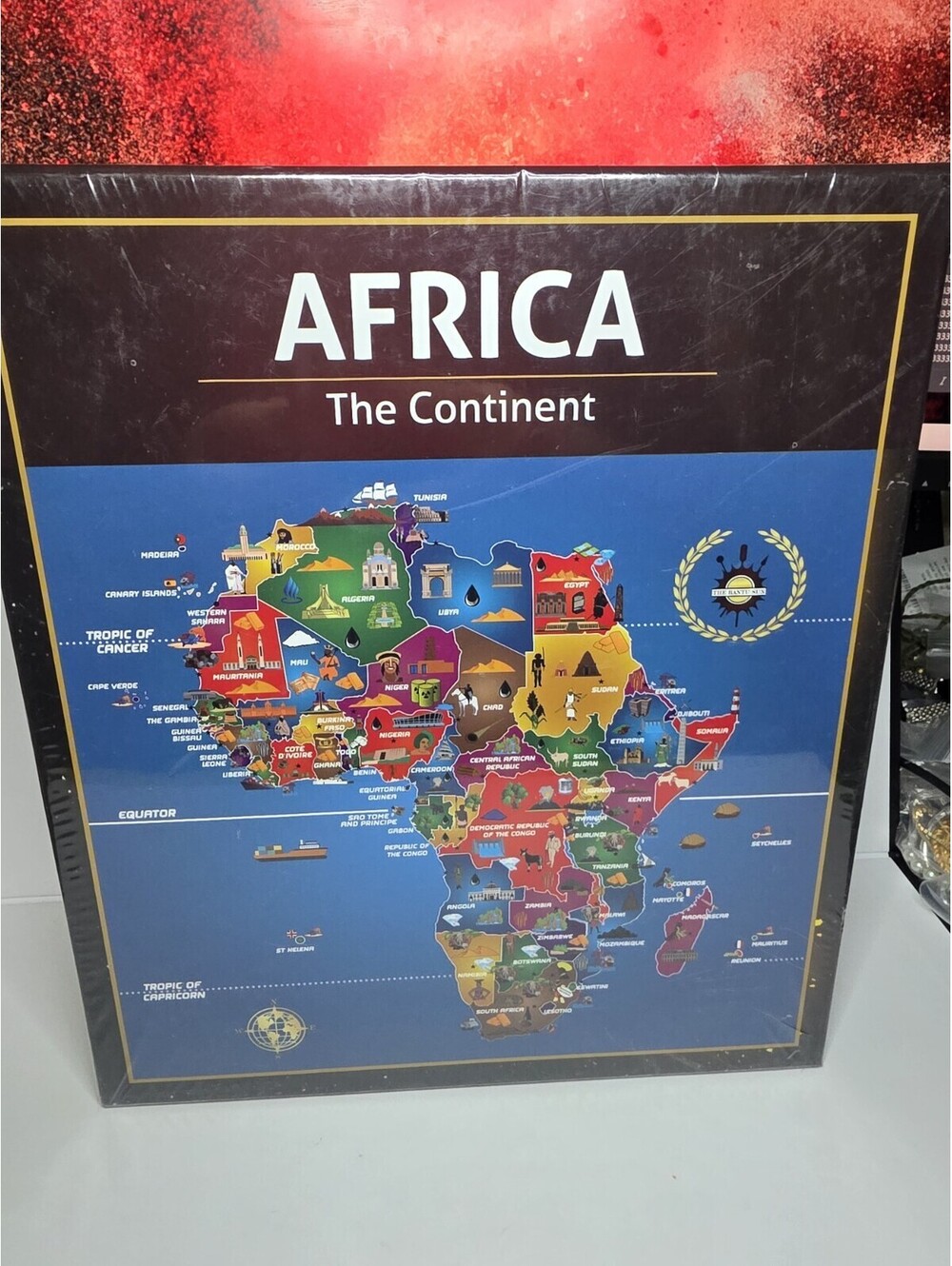 Africa Jigsaw Puzzle Map of Africa Board Games SEALED